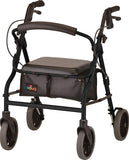 Black Zoom 20 Rollator Walker