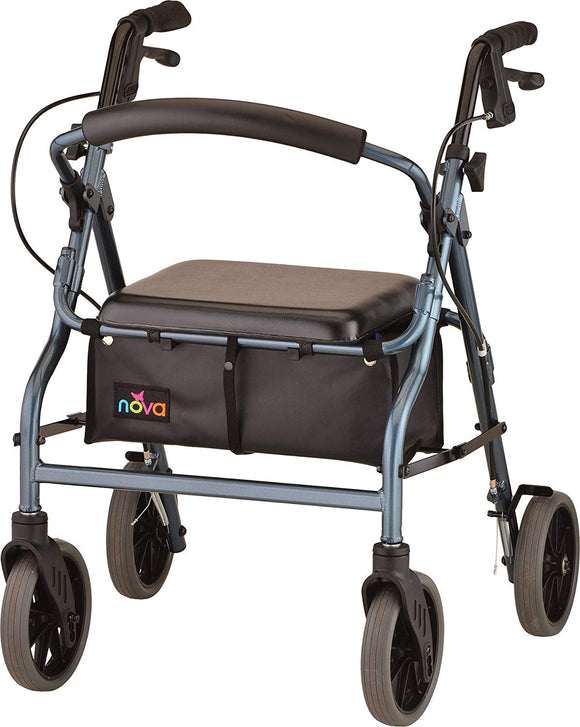 Blue Zoom 20 Rollator Walker