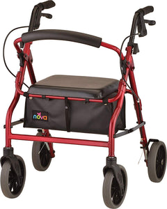 Red Zoom 20 Rollator Walker