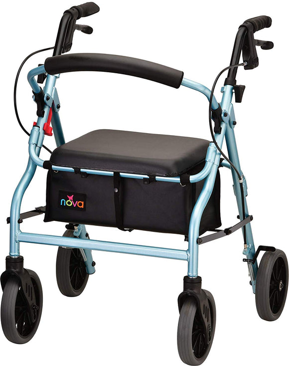 Sky Blue Zoom 20 Rollator Walker