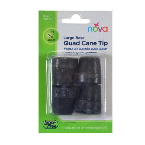 Large Base Quad Cane Tips