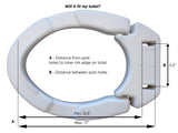 Hinged Toilet Seat Riser