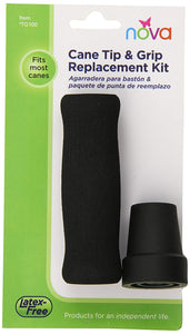 Tip and Grip Replacement Kit, Black